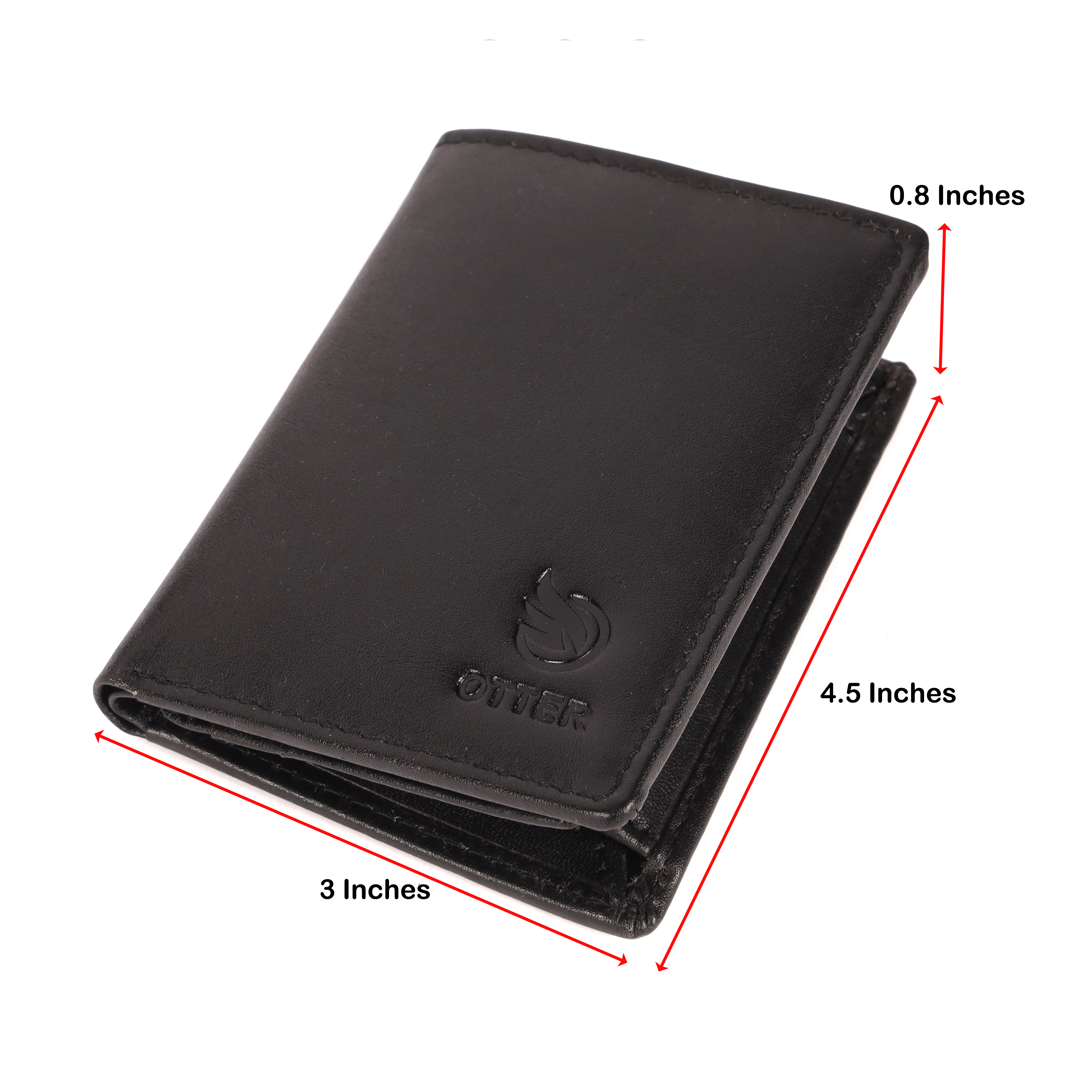 Premium Black Leather Finish